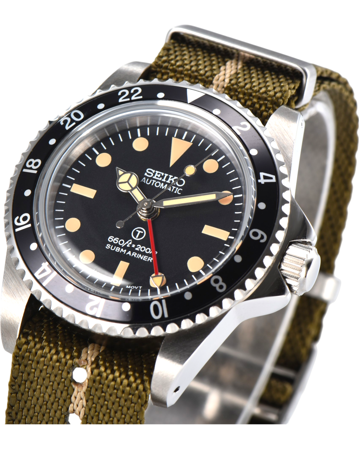 Custom SeikoMilsub Vintage GMT Mod