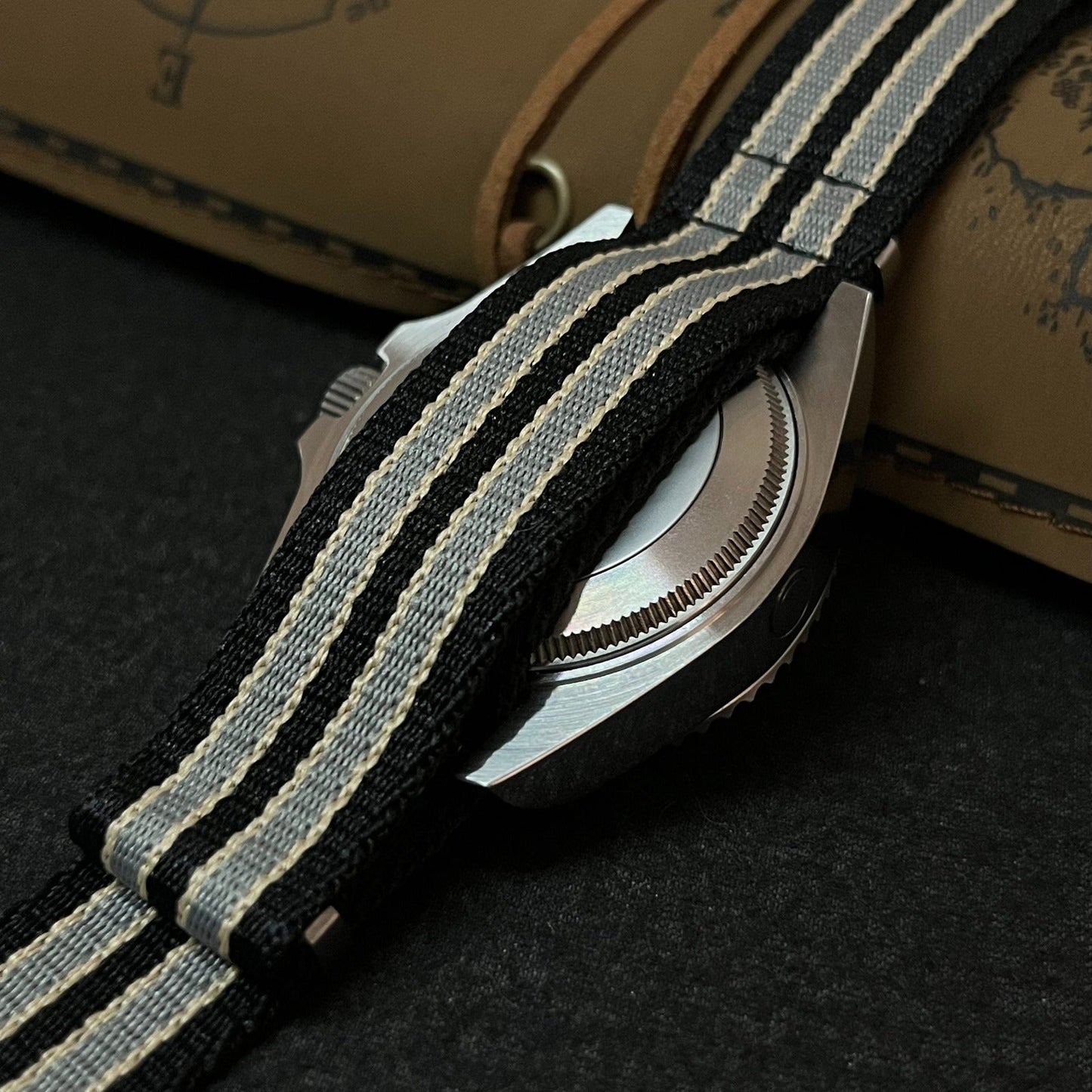 Custom SeikoVintage Milsub GMT JB Mod - 44MM - Steel 904L