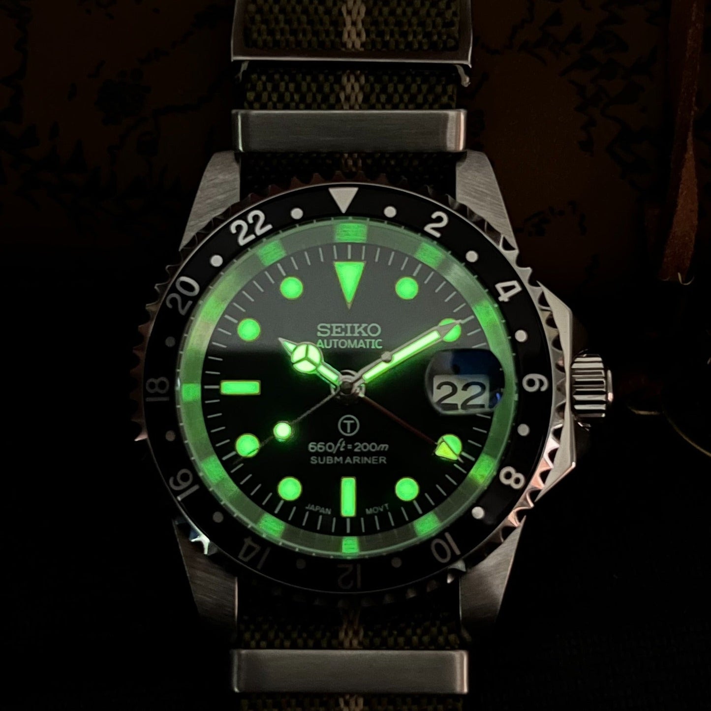 Custom SeikoMilsub Vintage GMT Mod