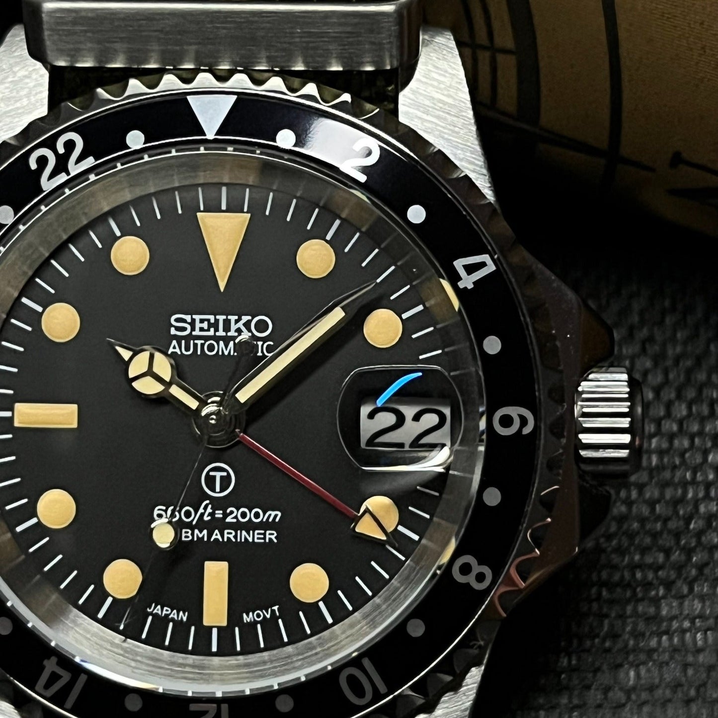 Custom SeikoMilsub Vintage GMT Mod