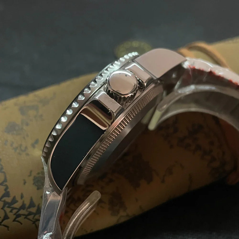 Custom SeikoVintage Milsub GMT JB Mod - 44MM - Steel 904L