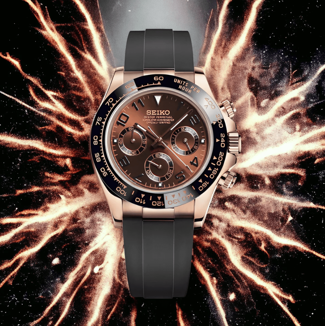 SeikoMod Daytona Chocolate