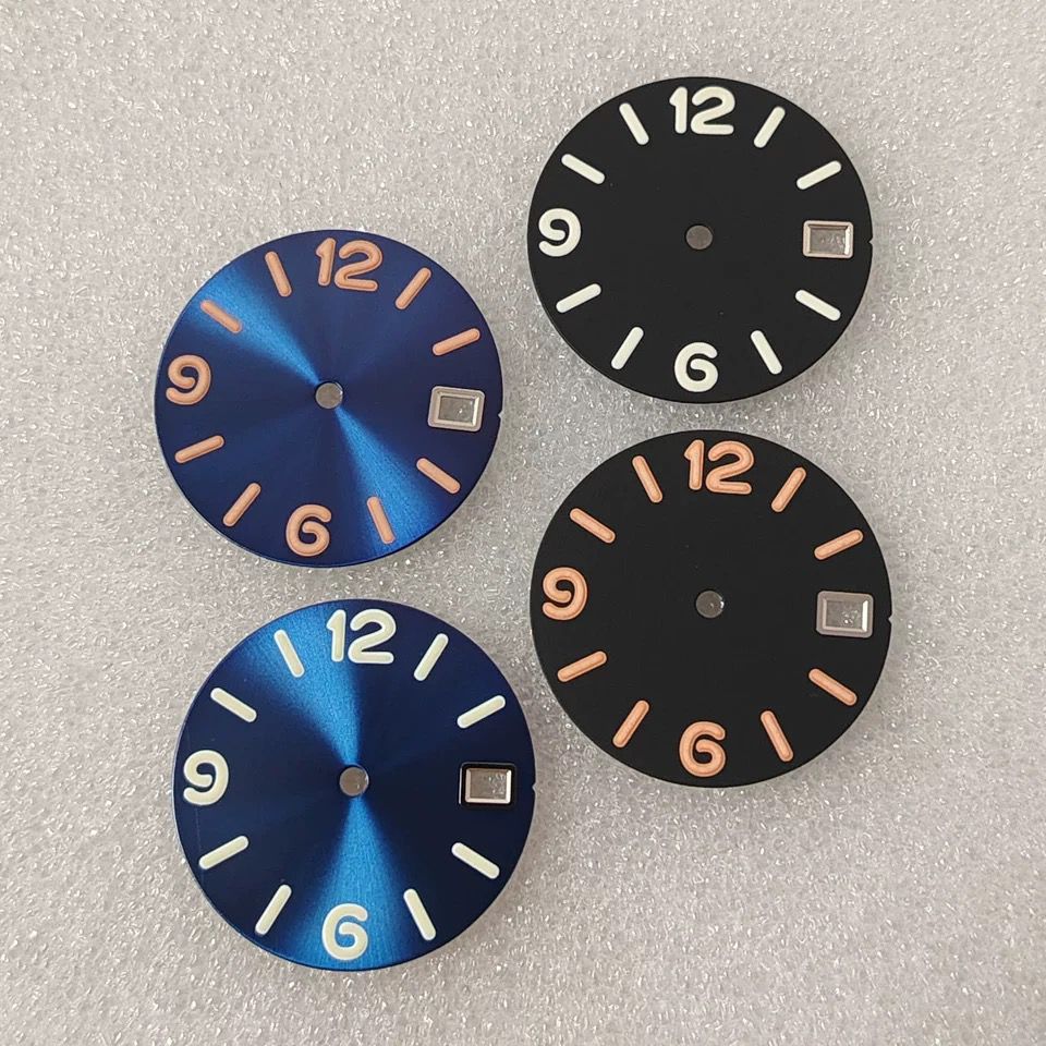 Custom frosted dial
