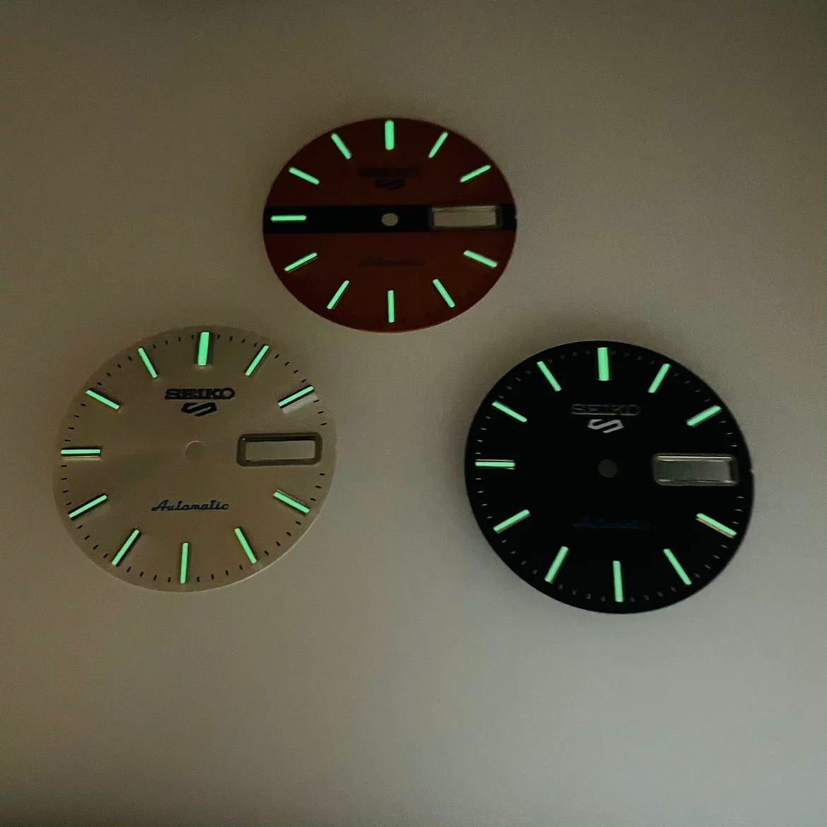Log luminous dial
