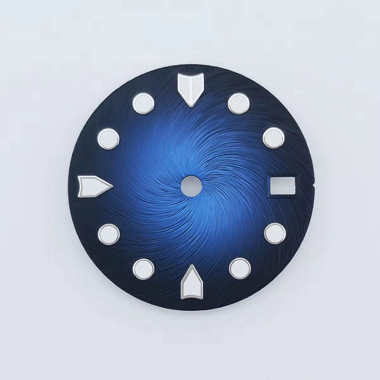 Empty label dial tiger eye