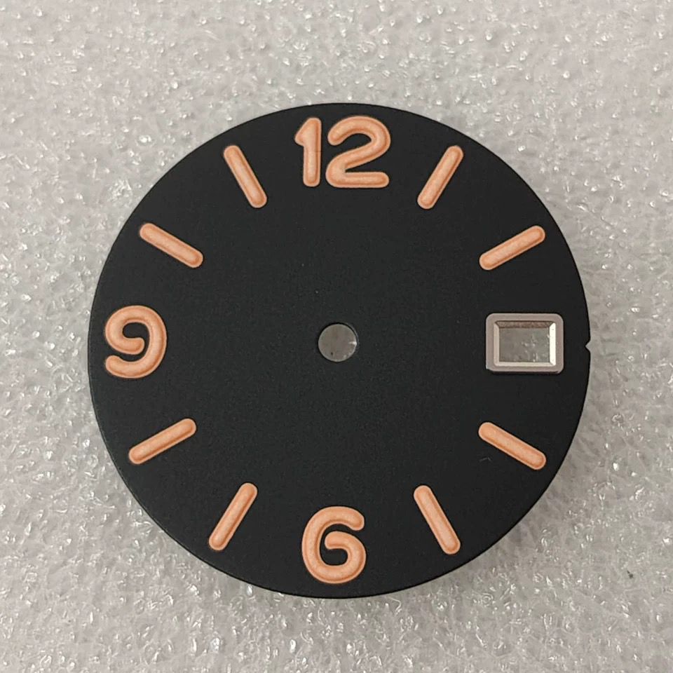 Custom frosted dial