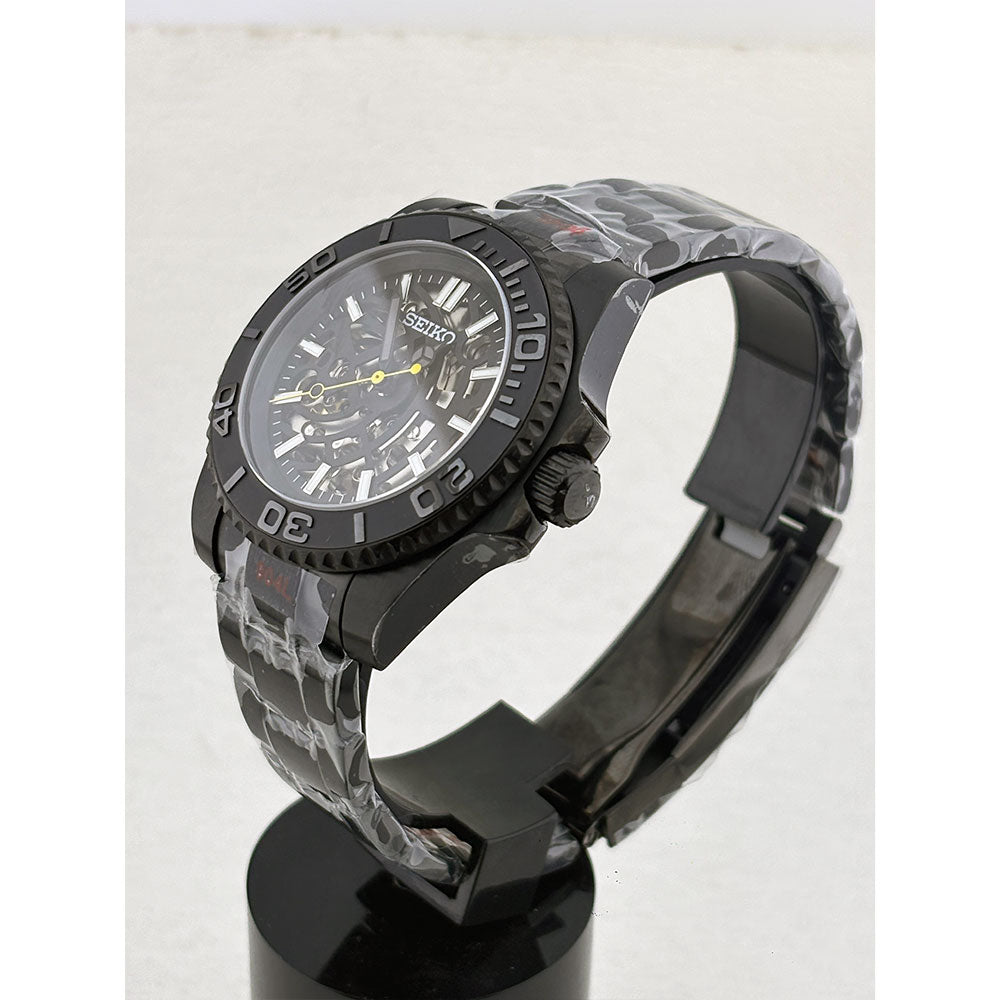 SeikoMod Submariner Black II（Hollow out design）