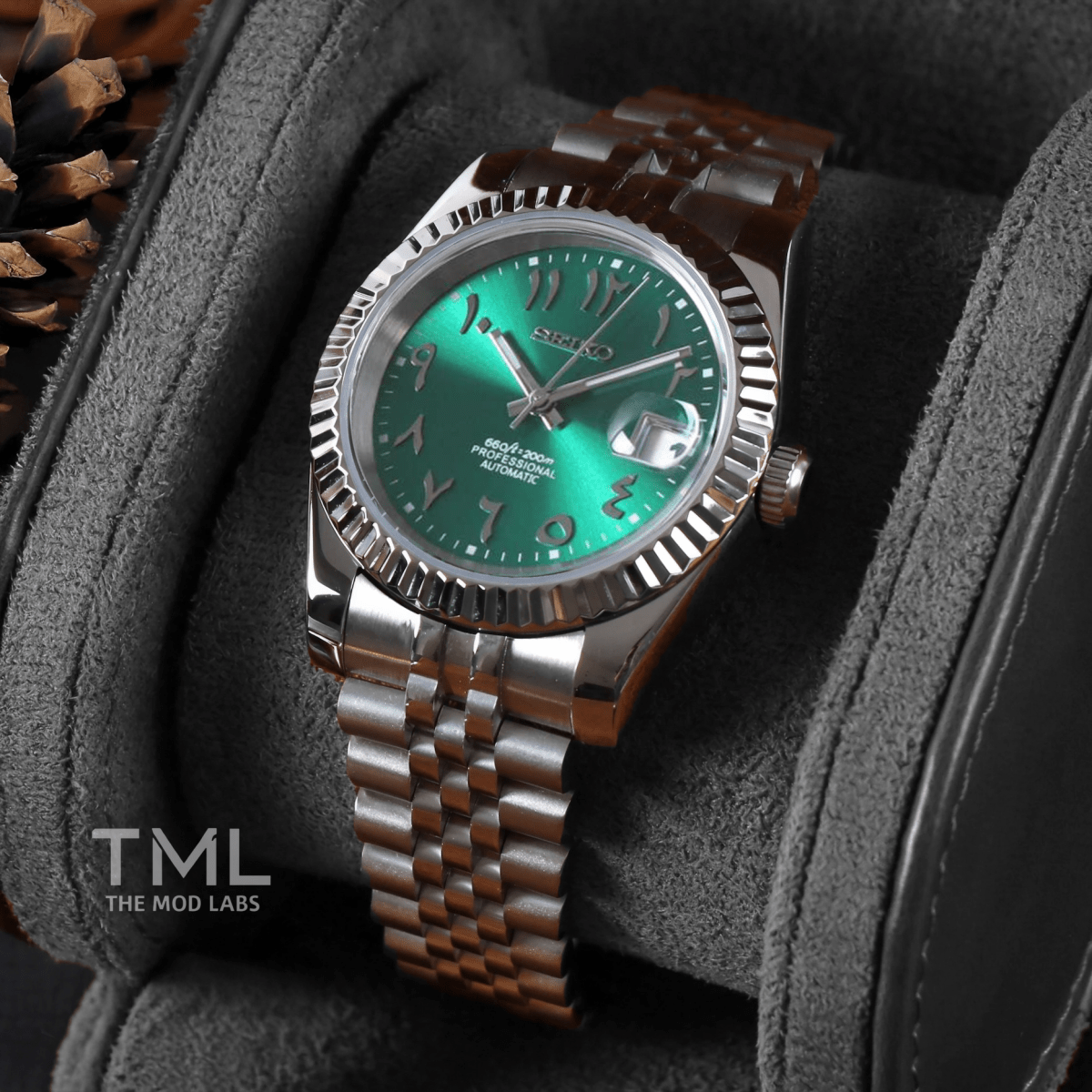 SeikoDatejust - Arabic Emerald Green