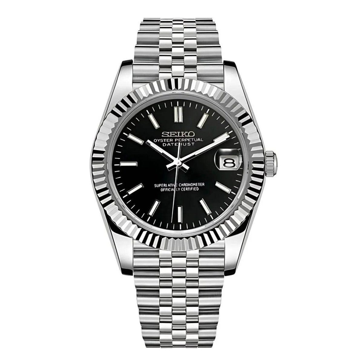 SeikoDatejust - Stealth Black