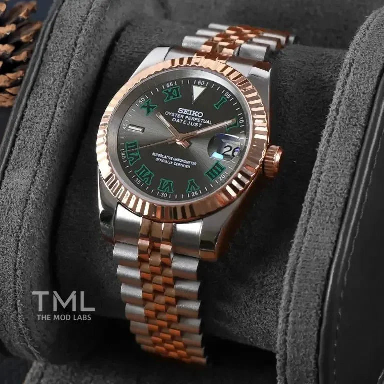 SeikoDatejust - Arab Grey